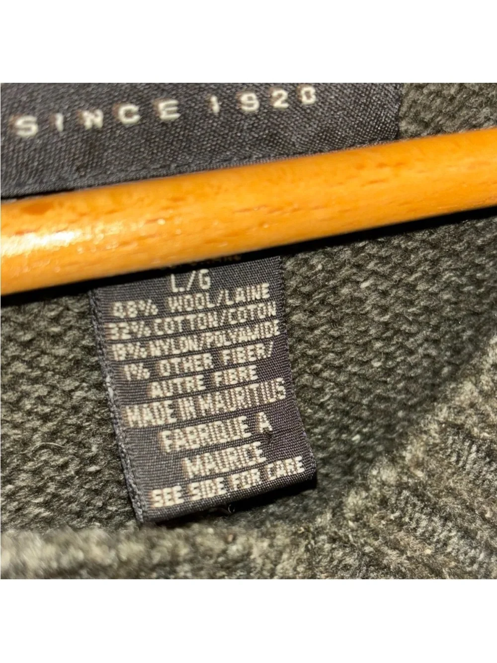 Eddie Bauer Fair Isle Olive green crewneck sweater wool blend ski woods fall